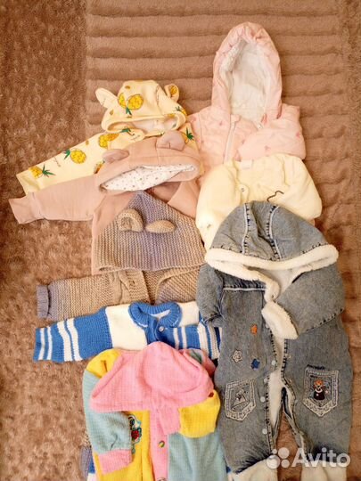 Огромный пакет вещей на девочку 0-6 месяцев