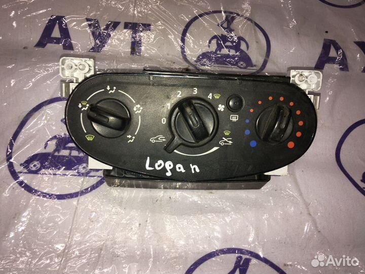 Блок управления печкой Рено Логан