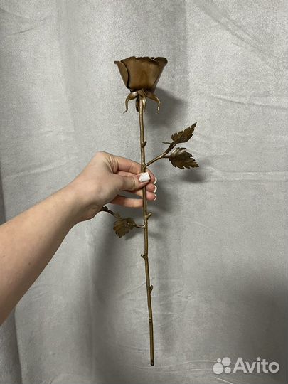 Роза из металла