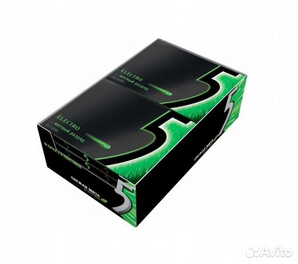 Жевательная резинка Five 5 Elektro Мятный разряд