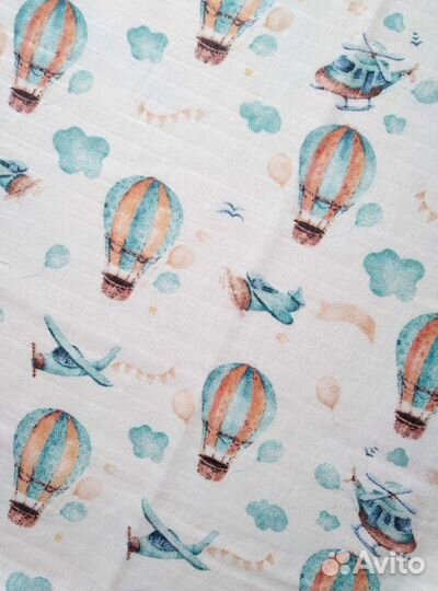 Пеленки муслин двухслойный новые 110 на 110