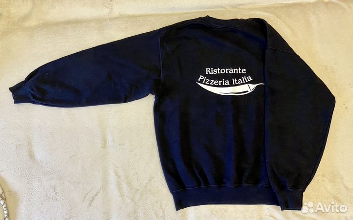 Свитшот кондитерская и пиццерия оверсайз