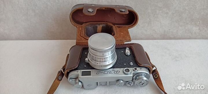 Фотоаппарат фэд-2 1958 с футляром и коробкой