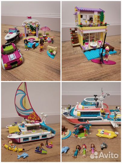 Lego friends 41317 катамар 41316 41381 катер 41037