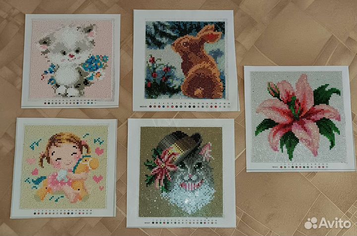 Алмазная мозаика собранная