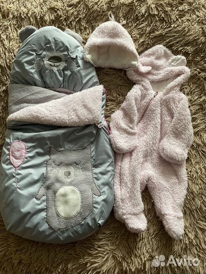 Костюм и конверт весна осень размер 52-58