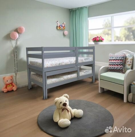 Выд�вижная кровать для стильной детской комнаты