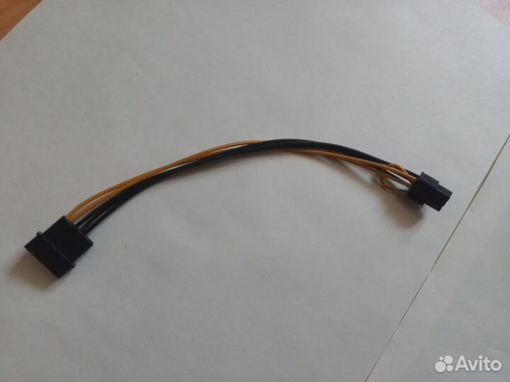 Переходник питания видеокарты molex - 6-pin