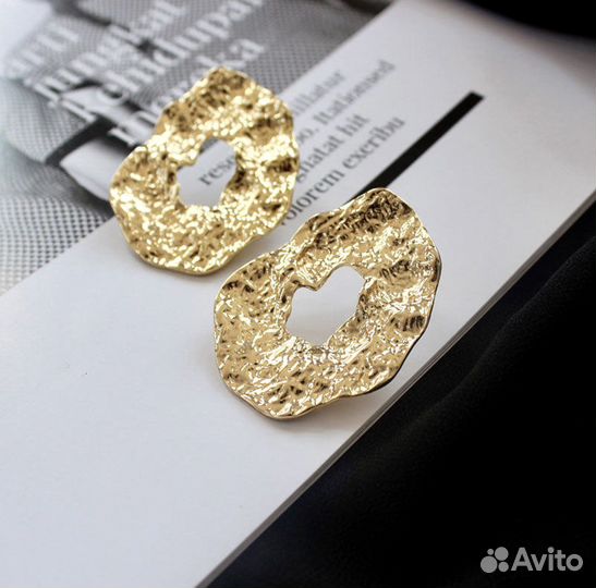Итальянские серьги