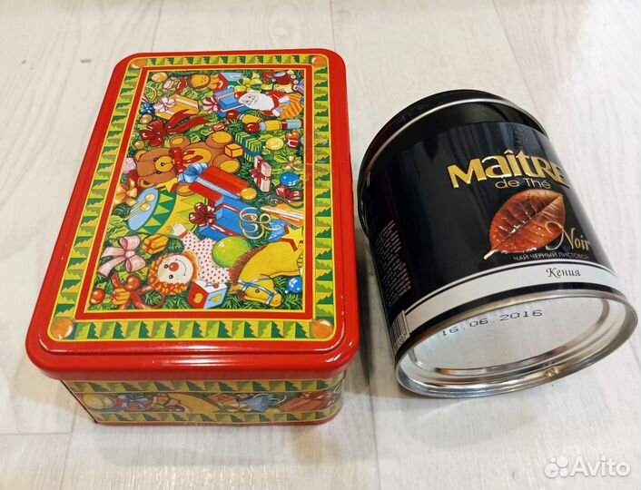 Банки металлические для чая, кофе,конфет