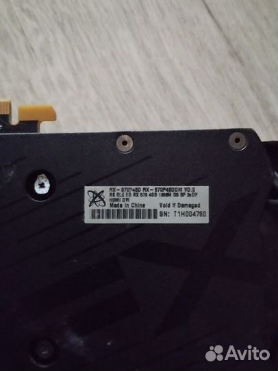 Видеокарта RX570 4gb