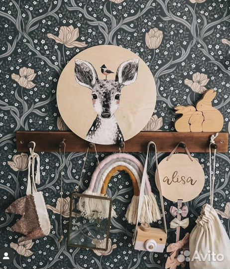 Деревянное панно