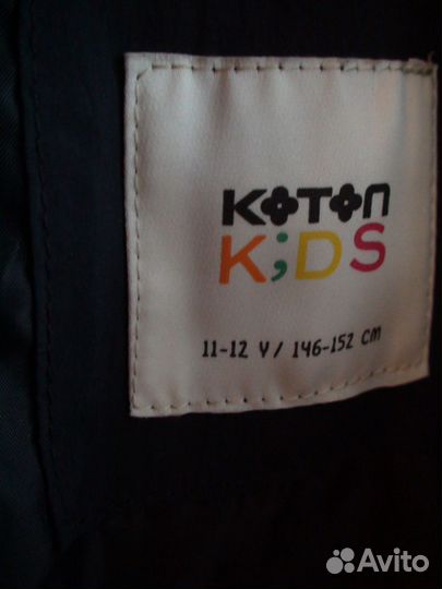 Жилет стеганый koton kids 146-152 размер черный но