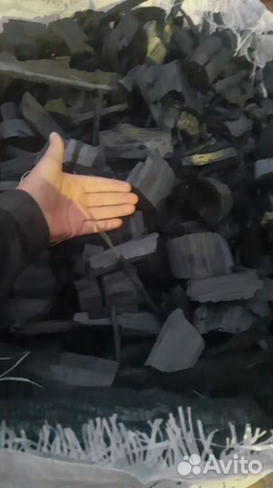 Уголь древесный в мешках