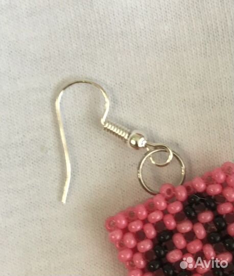 Серьги из бисера