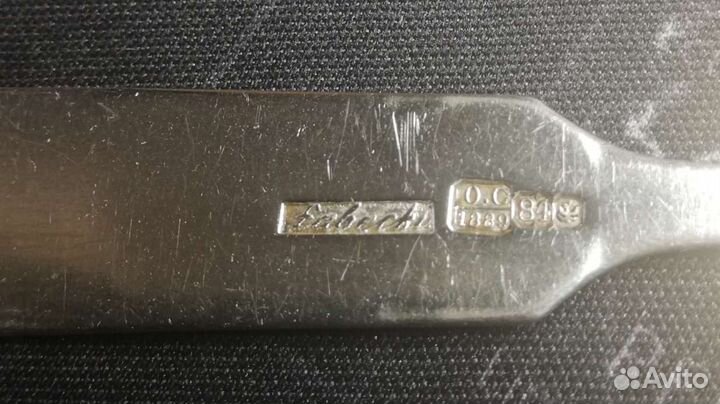 Серебряная ложка Fabecki O.C 1889 год 84 проба