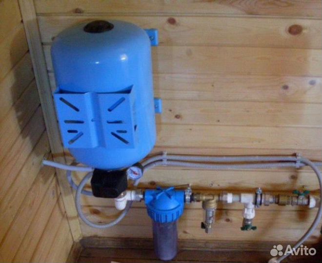 Кессон для скважины, автоматика, адаптер. Септик