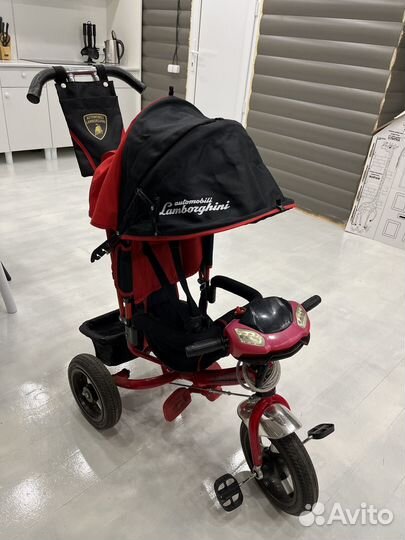 Велосипед с родительской ручкой