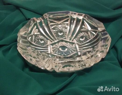 Хрусталь салатница рюмки бокалы стопки ваза винтаж