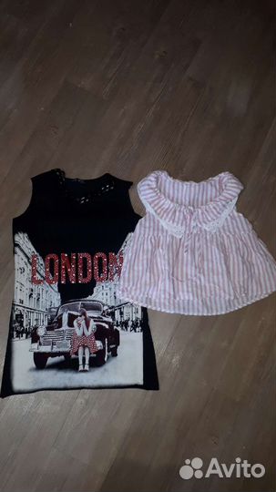 Большой пакет одежды на девочку