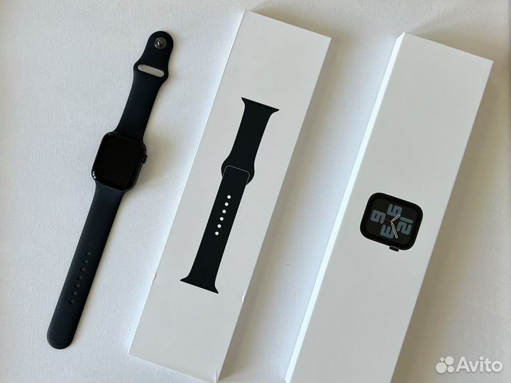 Apple watch SE 44mm 2022 синие