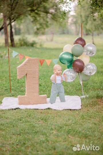 Цифра 1 на годик