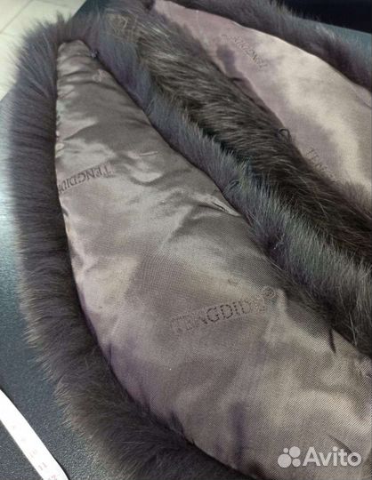 Песцовый воротник и манжеты. Новый