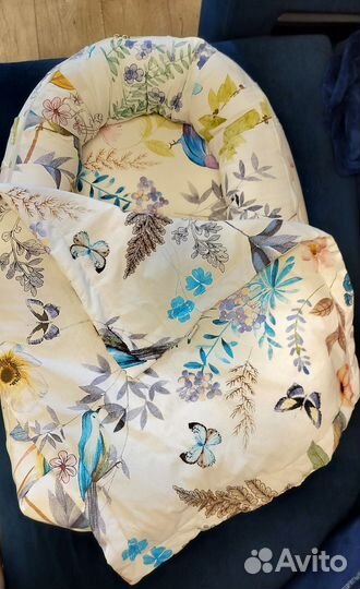 Кокон для новорожденных гнездышко