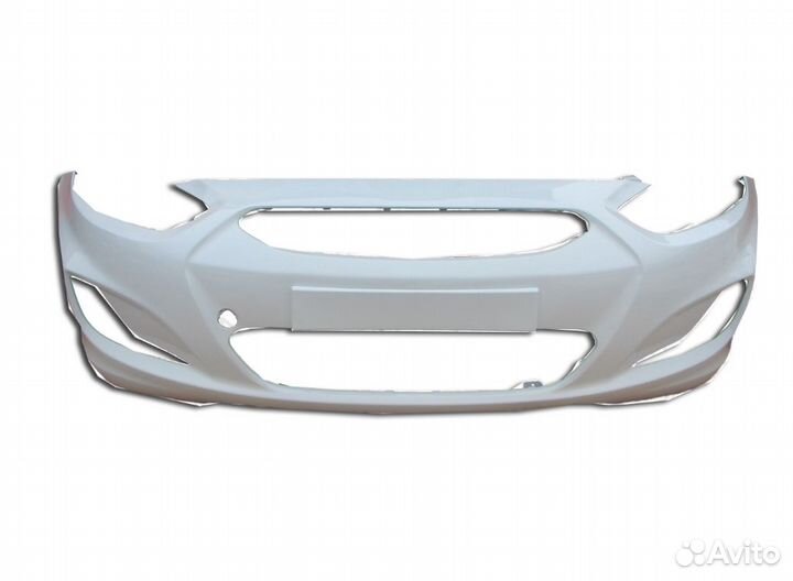 Бампер перед.Hyundai Solaris Солярис (2010-2014)