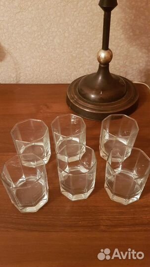 Стаканы стеклянные набор 6 шт