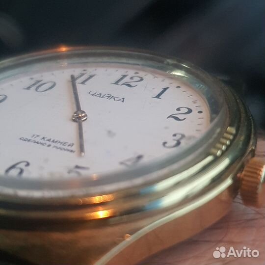 Часы Чайка 17 камней на ходу