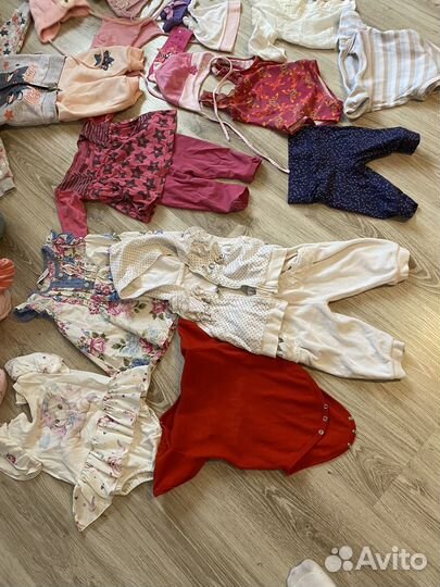 Вещи пакетом на девочку от 3 до 6 мес)