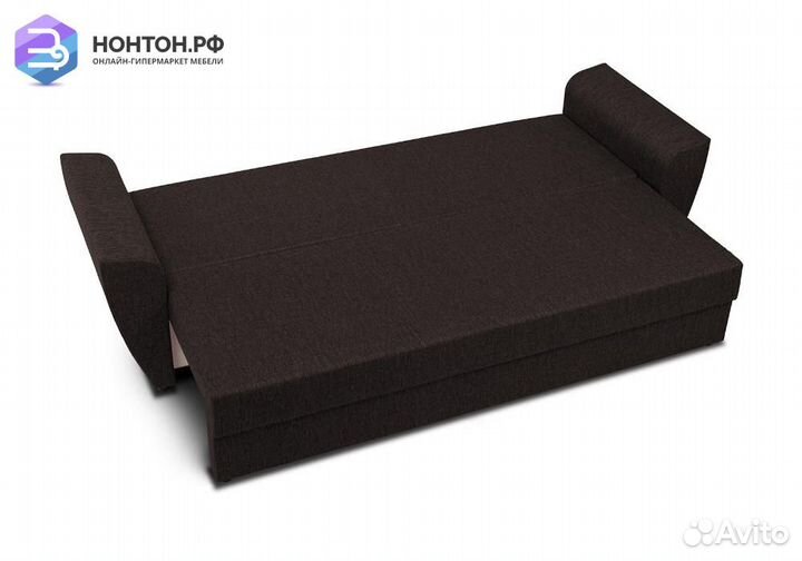 Диван еврокнижка Амстердам кофейный