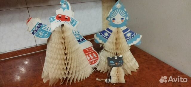 Игрушки из пергаментной бумаги СССР