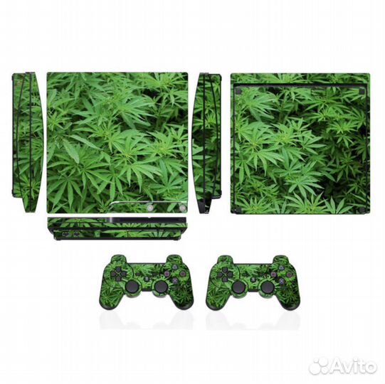 Наклейка и ножки на Playstation 3 Slim