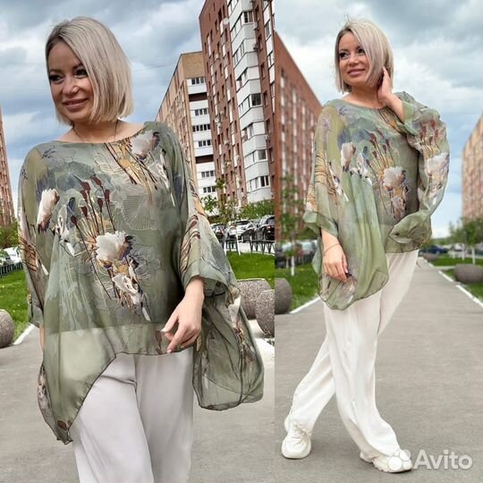 Блуза. Италия. Размеры от 46 до 56