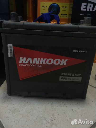 Аккумулятор б/у ханкук 65 Азия детальцентр