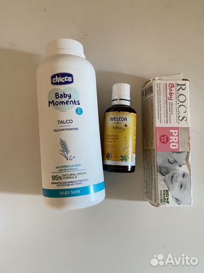 Бокс косметики для малыша (Uriage, pigeon)