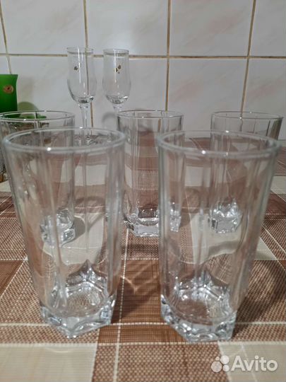 Фужеры стаканы стопки