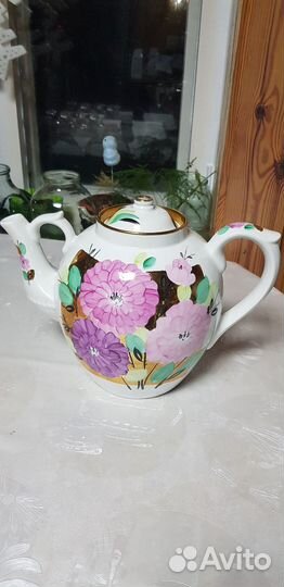 Чайник доливной фарфоровый СССР