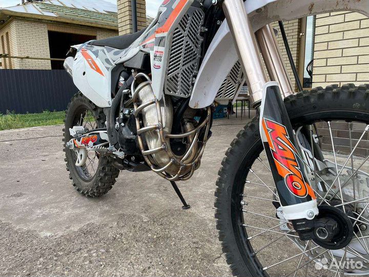 Защита резонатора Kayo KT250.клетка