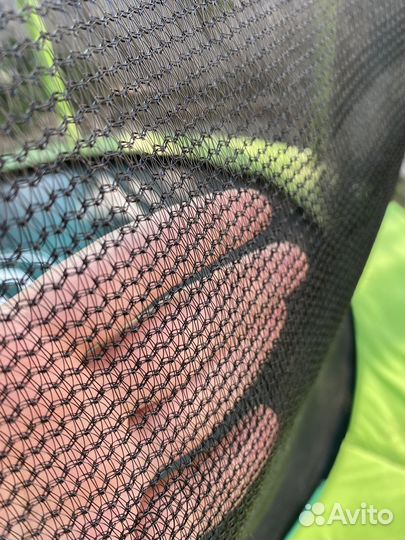 Батут с сеткой, каркасный