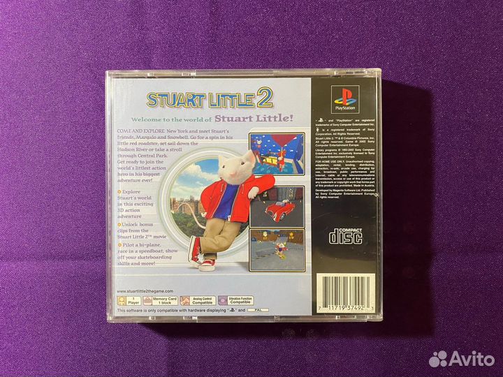 Stuart Little 2 для Sony PlayStation 1 (PS1)