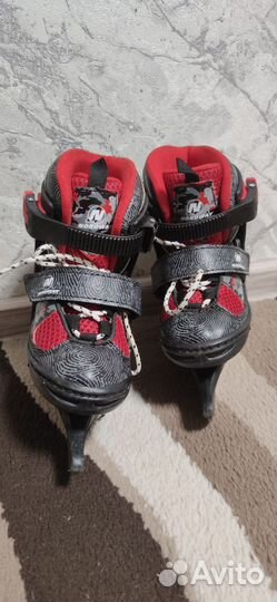 Коньки детские раздвижные 27-30