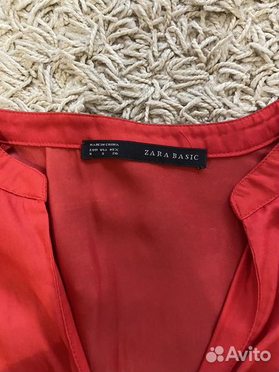 Платье Zara красное