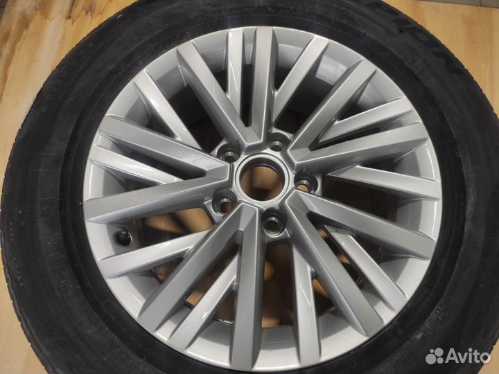 Новые колеса R16 на VW Taos, оригинал, лето
