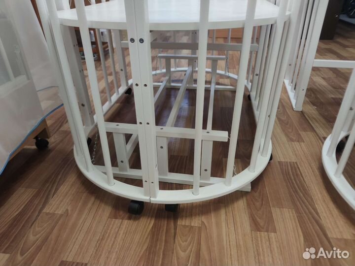 Трансформер новая кроватка для малышей овал/круг