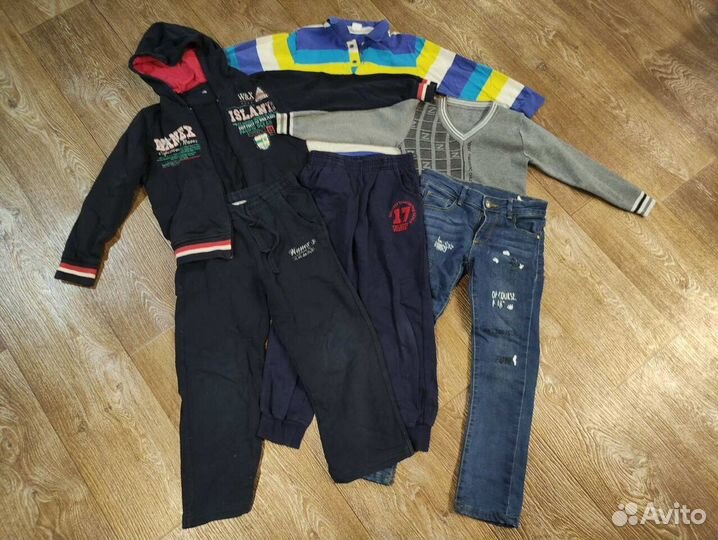 Детская одежда мальчик пакетами с 104 см до 140 см