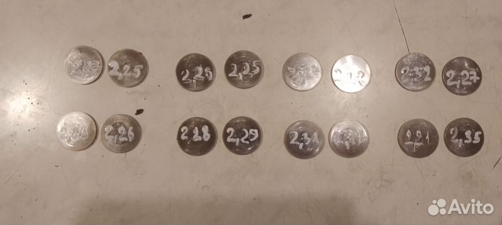 Регулировочные шайбы клапанов kia, hyundai G4GC