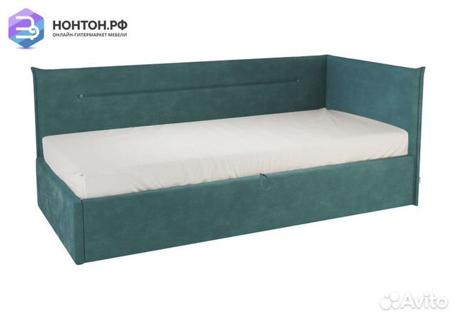 Кровать Альба 0.9 м зеленая